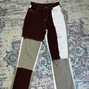 S-M patchwork pants